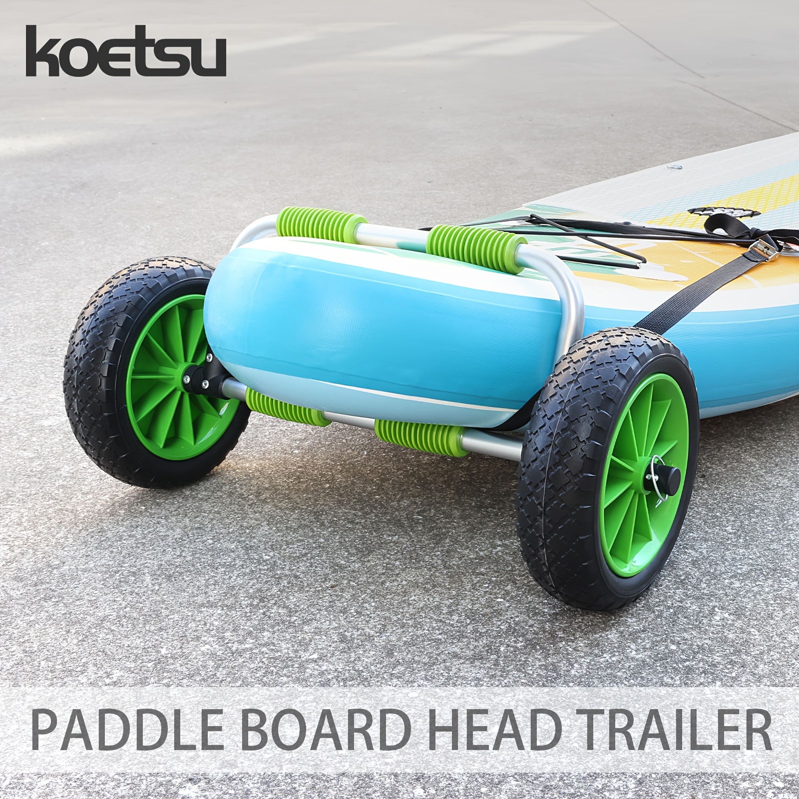 Fishing Kayak Cart - KOETSU Paddle Board Transport Dolly Front
