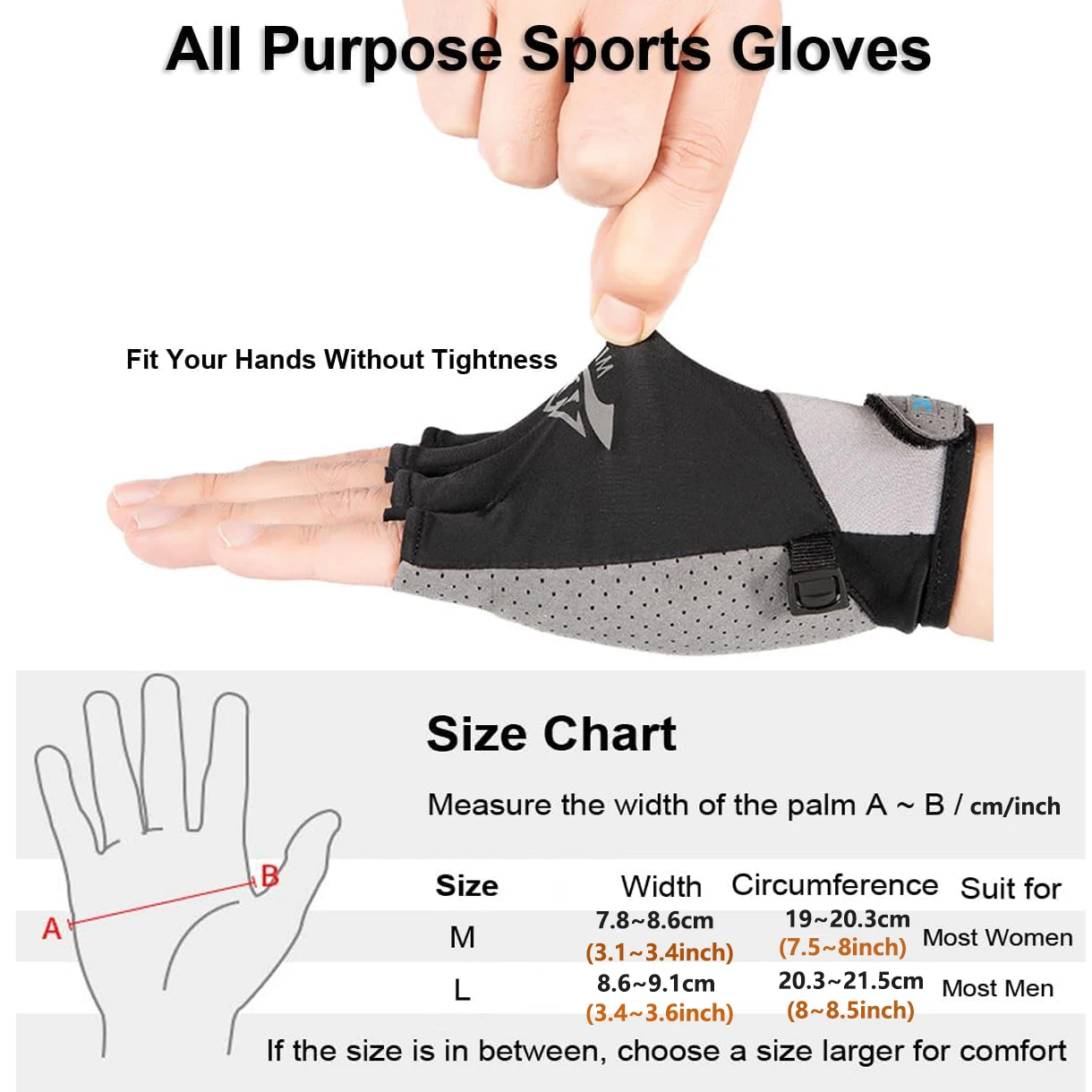 1 Pair Fingerless Driving/Fish - Fishing Kayak Paddle recension och pris