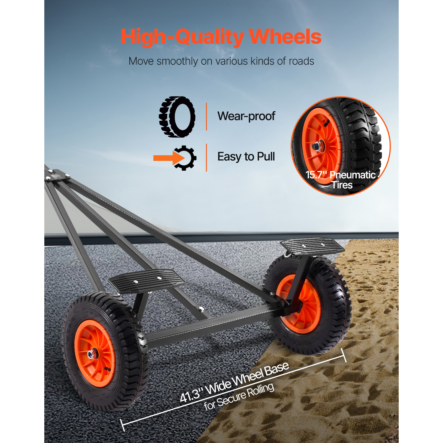 SucceBuy 420lbs Boat Trailer D - Fishing Kayak Sit On Top recension och pris