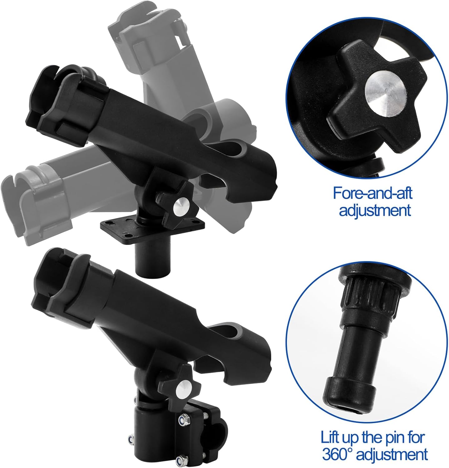2 Pack Fishing Rod Holder with - Fishing Kayak Rod Holder recension och pris