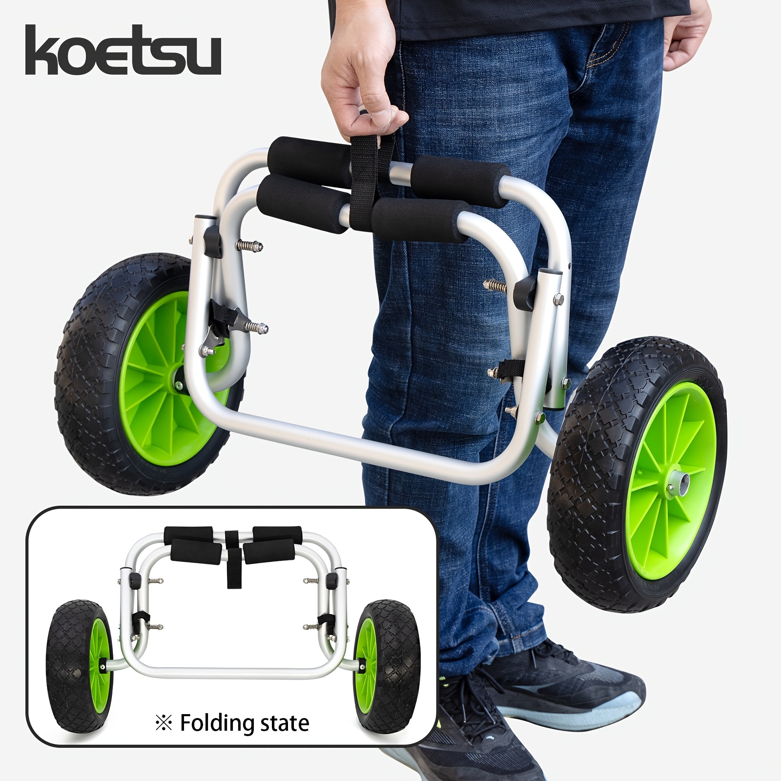 KOETSU Paddle Board Transport  - Fishing Kayak Cart recension och pris