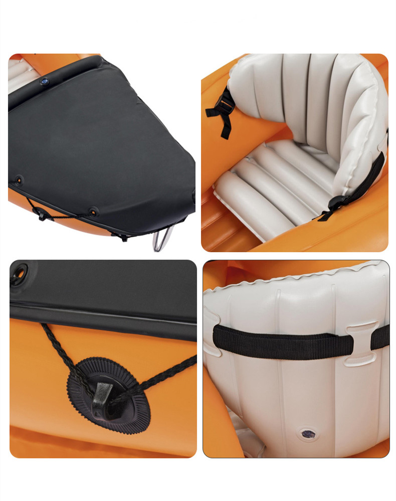 Inflatable Boats PVC Fishing B - Fishing Kayak Inflatable recension och pris