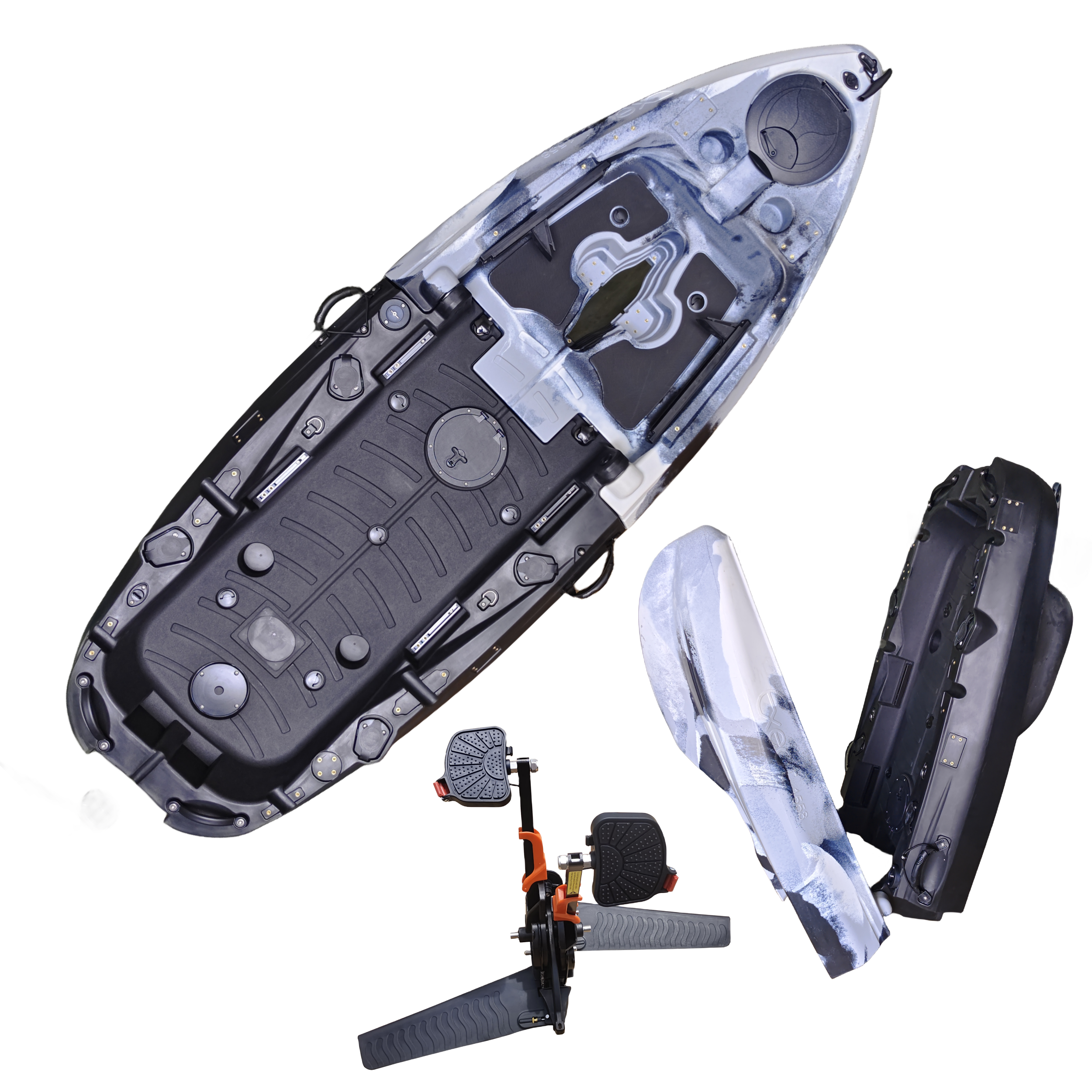 Plastic Kayak Pedal Kayak Fish - Fishing Kayak Seat recension och pris