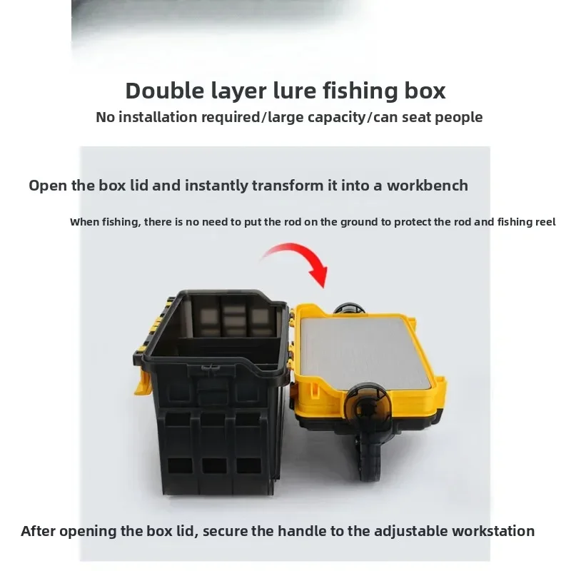 Outdoor Lure Fishing Box Multi - Fishing Kayak Crate recension och pris