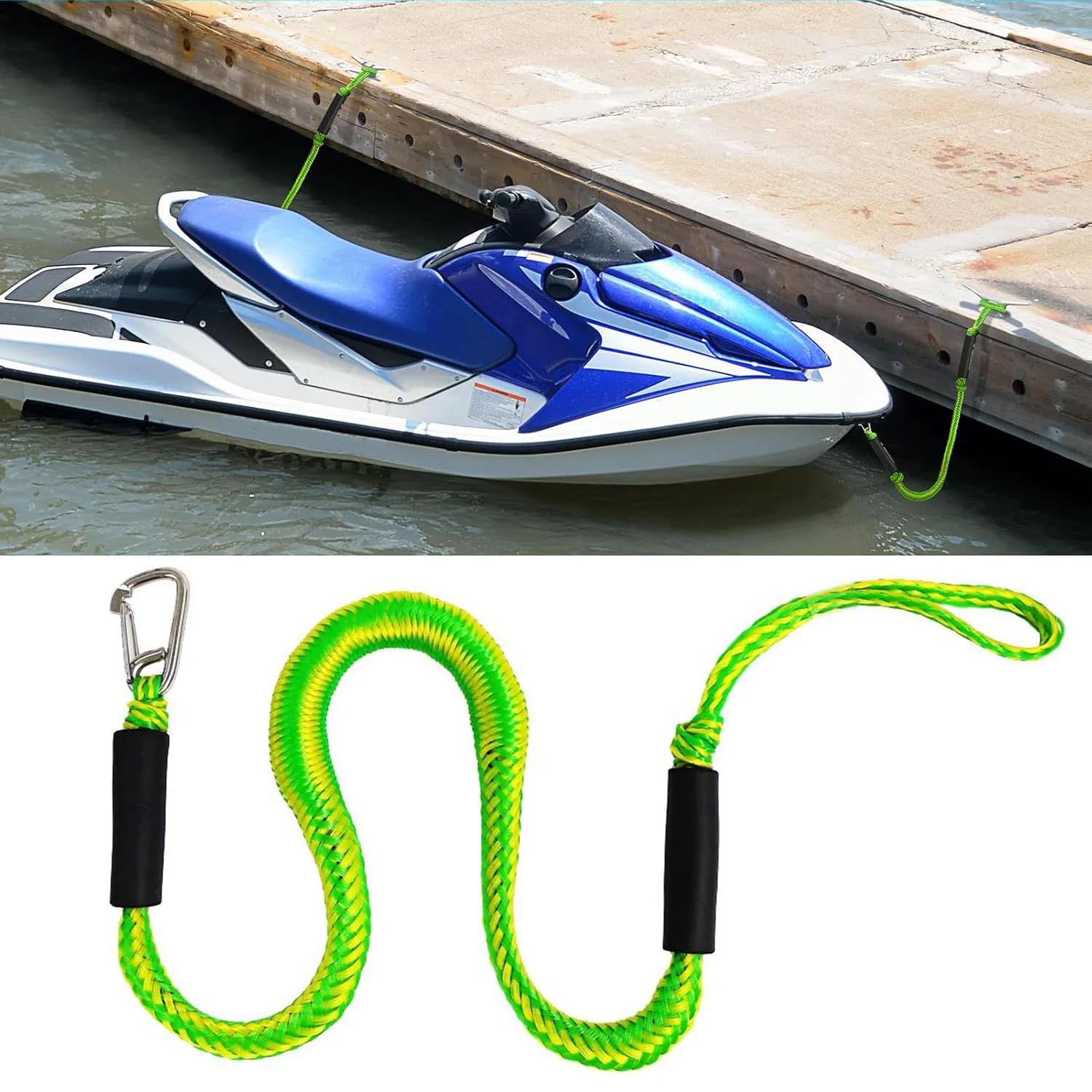 Boat Bungee Dock Lines Cords D - Fishing Kayak Anchor recension och pris