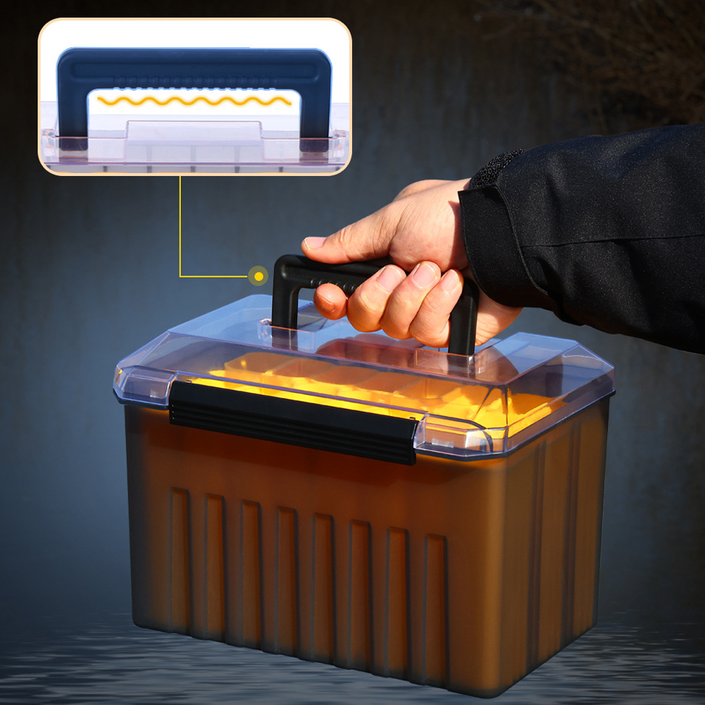 24 Grids Plastic Fishing Box W - Fishing Kayak Crate recension och pris
