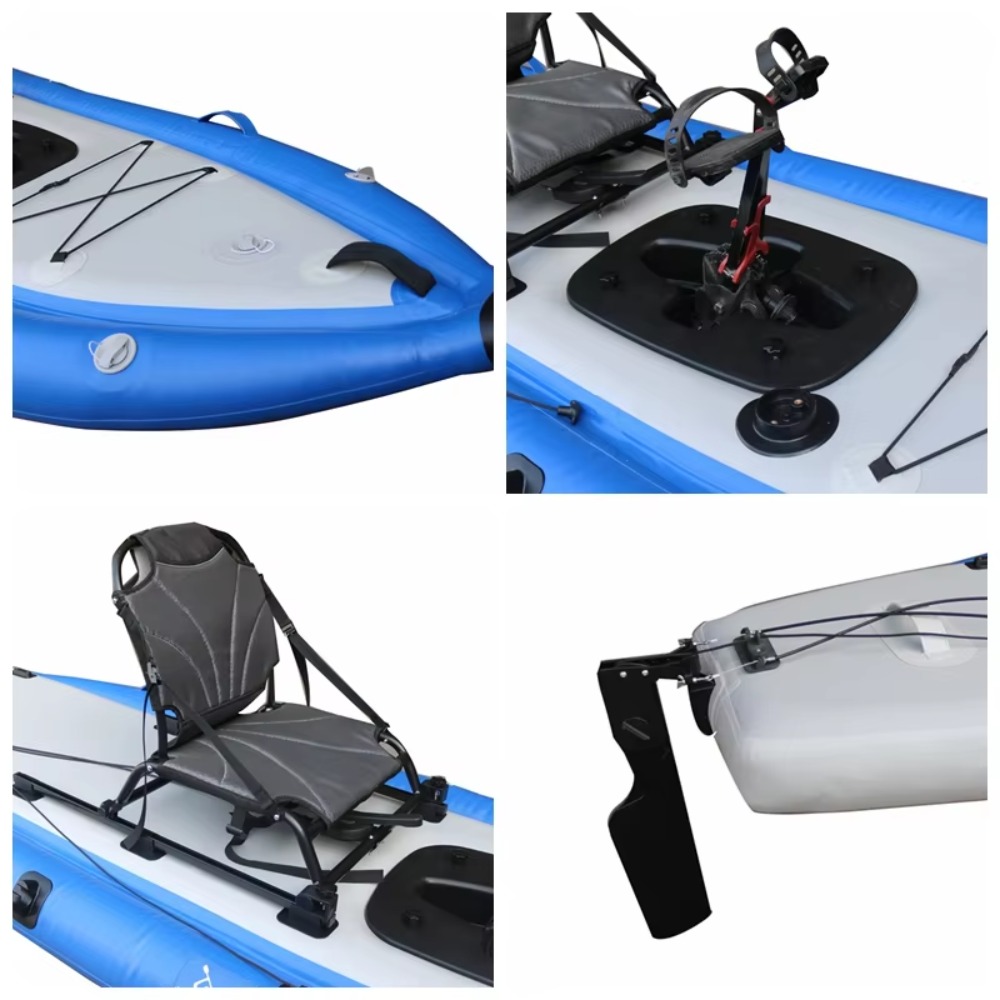12ft Single Sit-On-Top Inflata - Fishing Kayak Sit In recension och pris