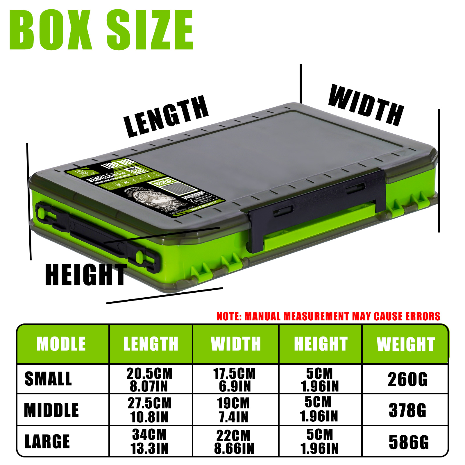 Double Sided Lure Baits Box Fi - Fishing Kayak Crate recension och pris