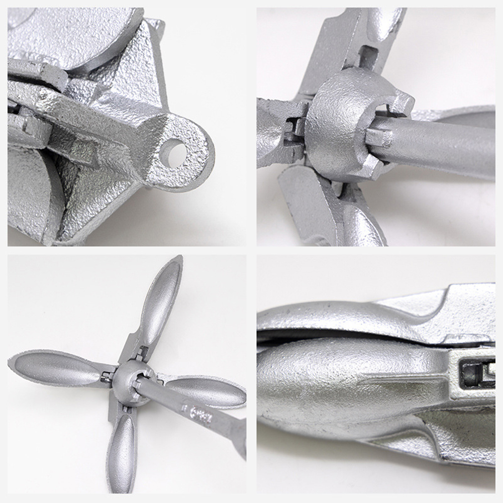 0.7KG 1.5KG Grapnel Anchor wit - Fishing Kayak Anchor recension och pris
