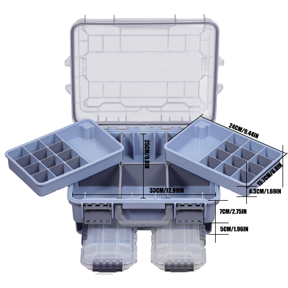 SAMOLLA Fishing Tackle Box Lar - Fishing Kayak Crate recension och pris