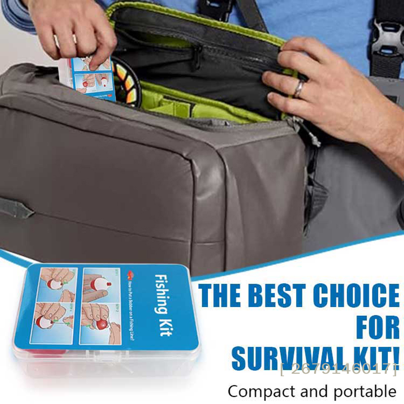 【YY26】24Pcs/Set Emergency Fish - Fishing Kayak Crate recension och pris